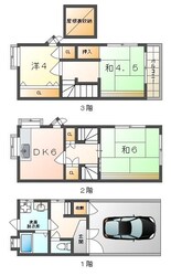 堀溝北町借家の物件間取画像